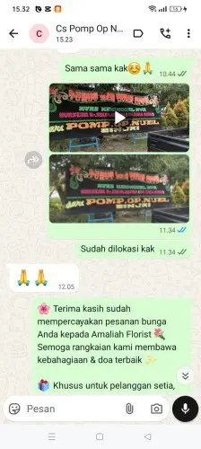 Testimonial Papan Bunga curugbarang